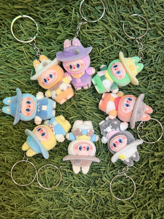 MINI COWGIRL LAFUFU KEY CHAIN CHARM ASSORTED