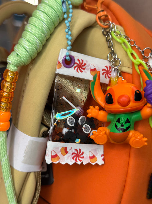 LILO & STICH ORANGE KEYCHAIN OR BAG CHARM
