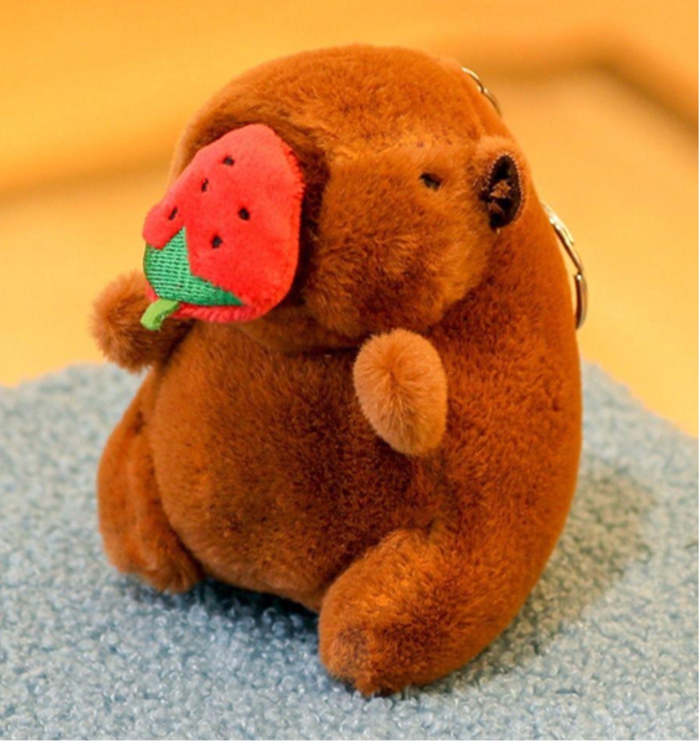 CAPYBARA PLUSH EATING WATERMELON