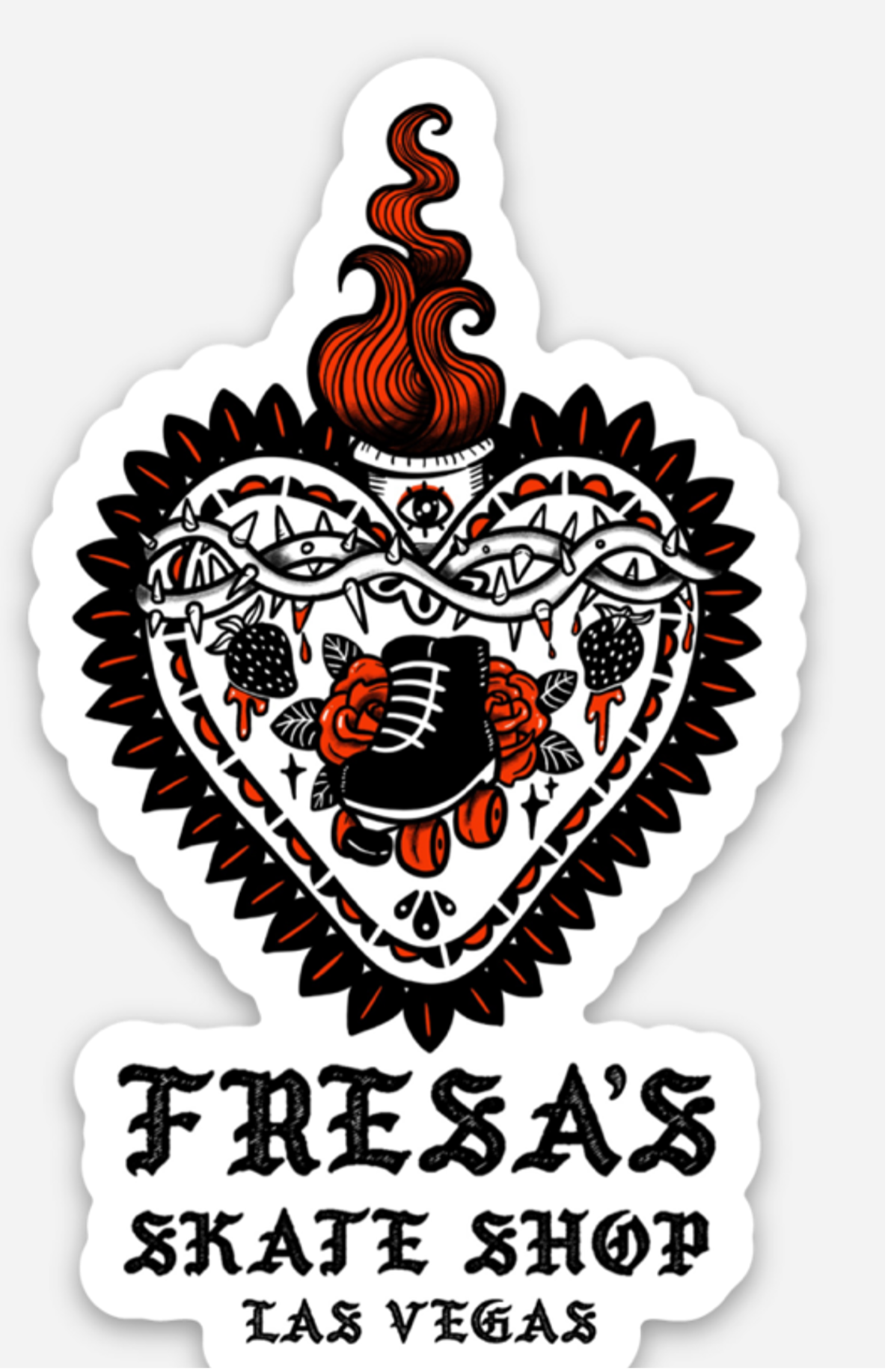 FRESA’S CORAZON SAGRADO DIE CUT STICKER