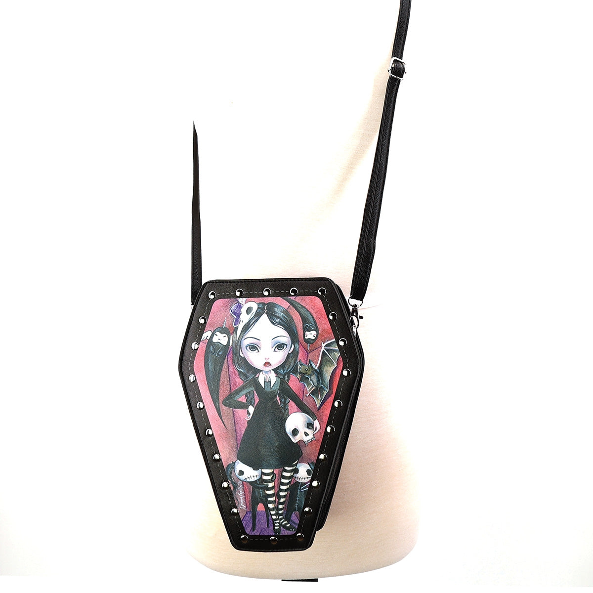 GOTHIC COFFIN CROSSBODY BAG & BACKPACK