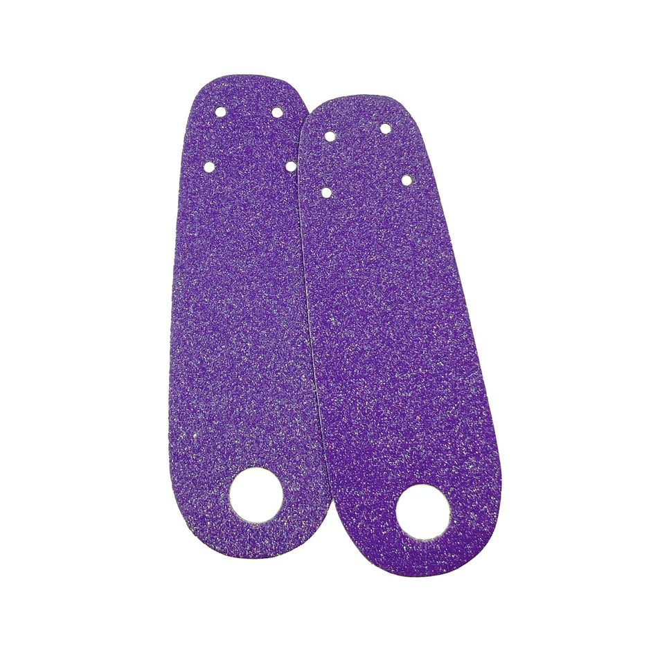 PURPLE GLITTER TOE GUARDS (PAIR)