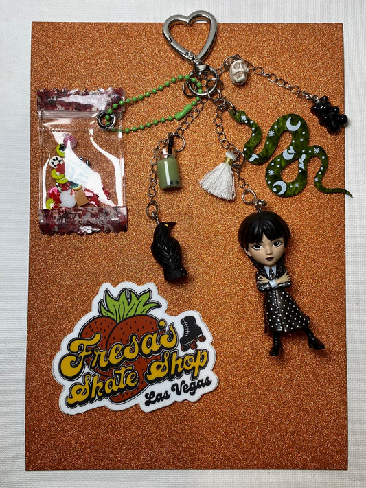 WEDNESDAY KEYCHAIN OR BAG CHARM SNAKE
