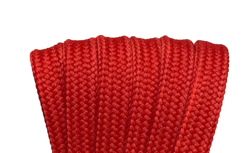 LACES-RED 96 INCH (244CM)-10MM WIDE