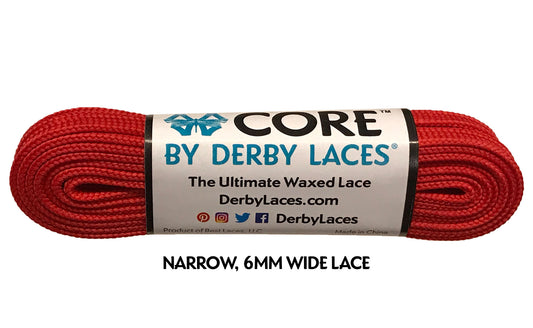 LACES-RED 96 INCH (244CM)-10MM WIDE