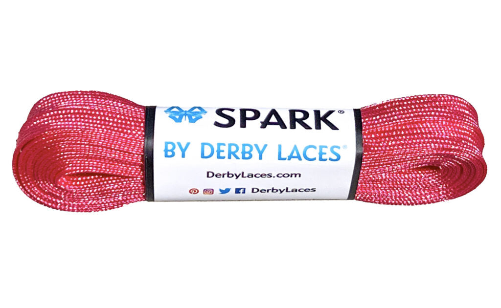 SPARK DERBY LACES-HOT PINK (96)