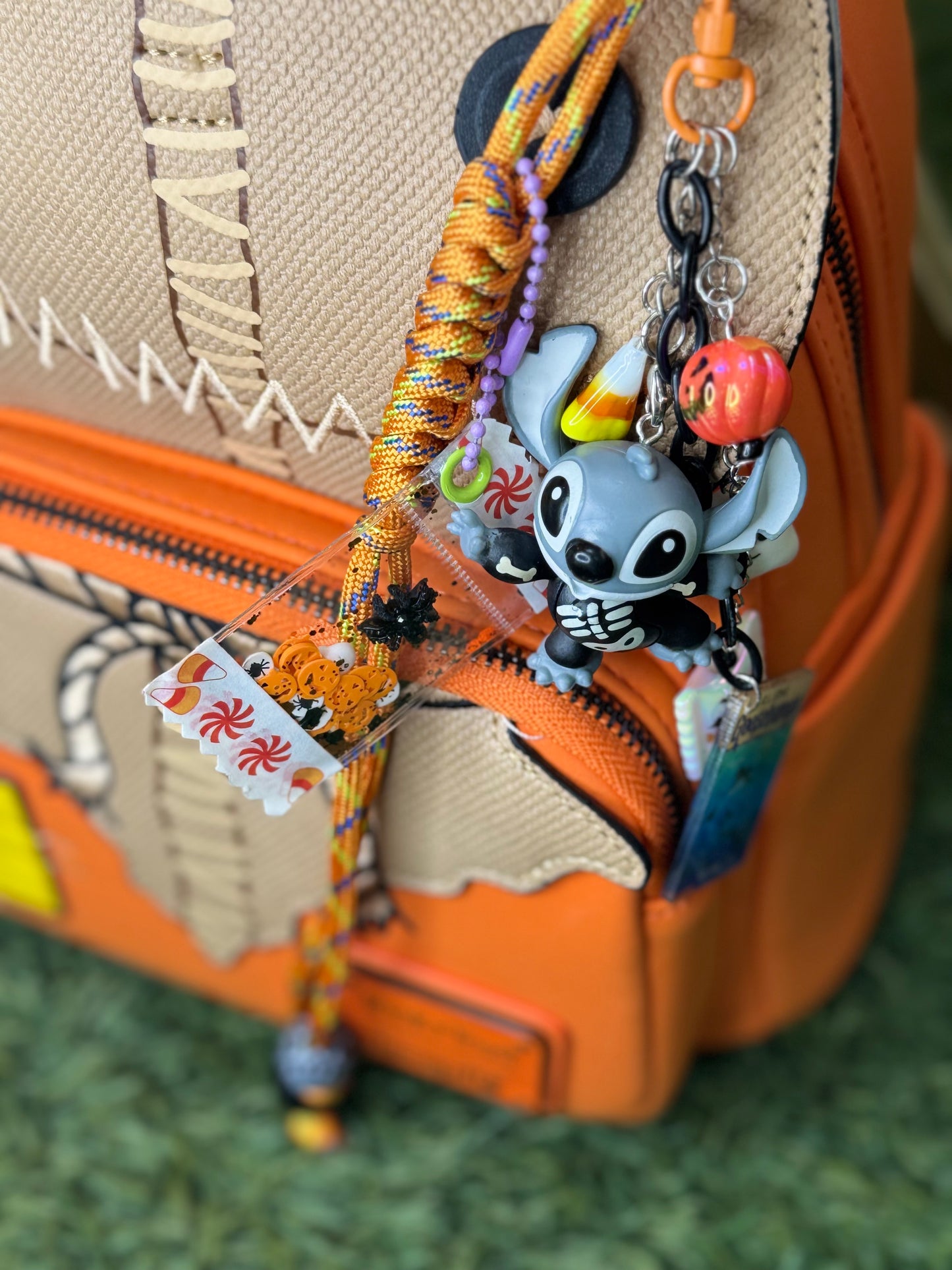 LLILO & STICH BLACK KEYCHAIN OR BAG CHARM