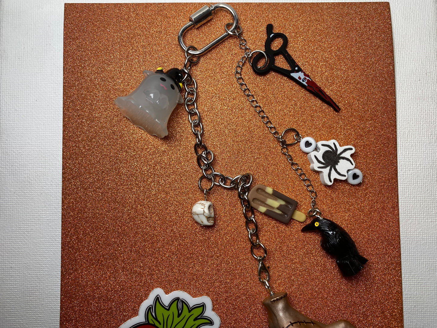 THING ADAMS KEYCHAIN OR BAG CHARM SCISSORS