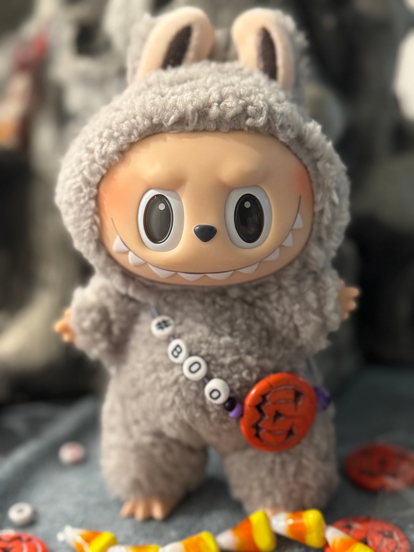 LABUBU CROSSBODY JACK O LANTERN CHARM