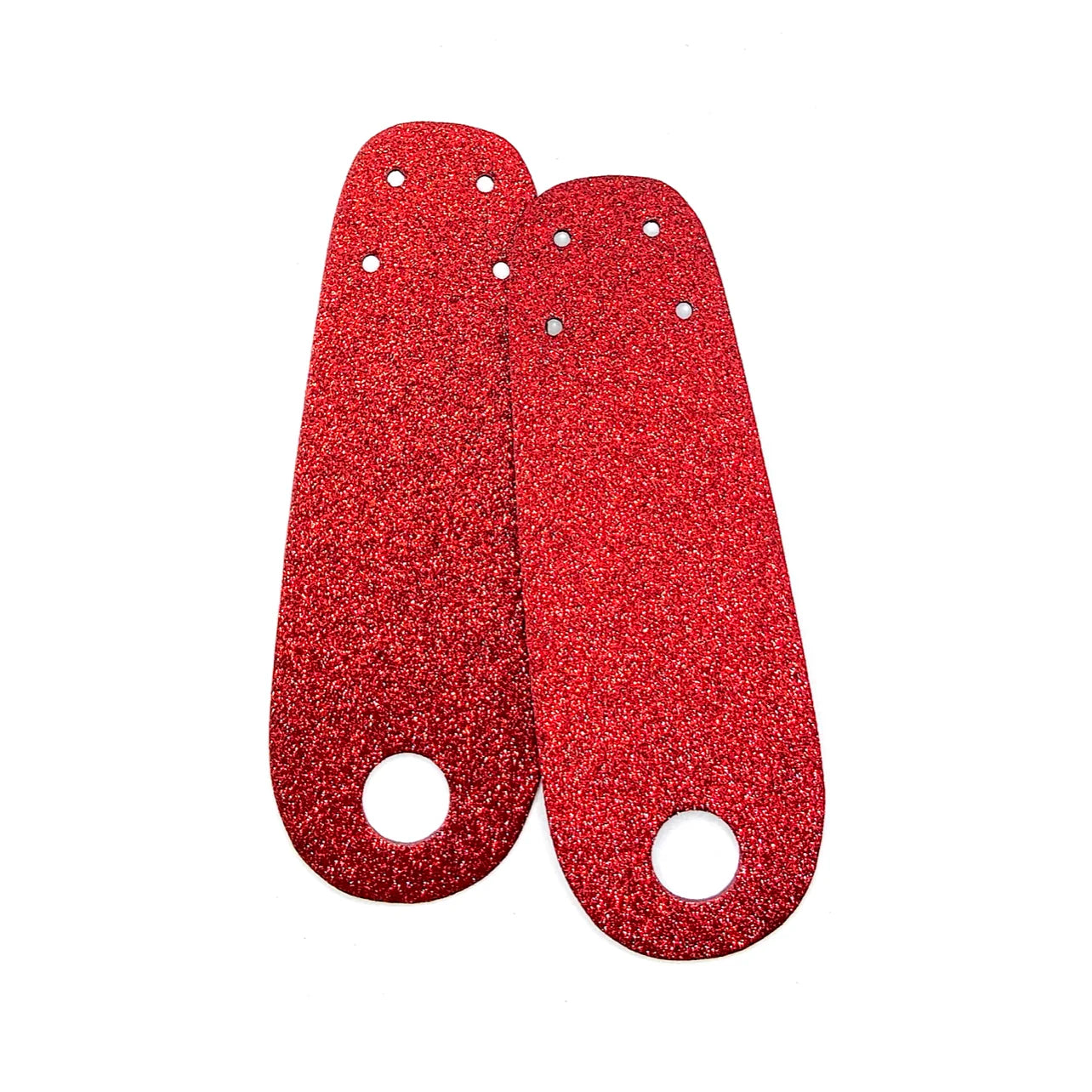 RED GLITTER TOE GUARDS (PAIR)