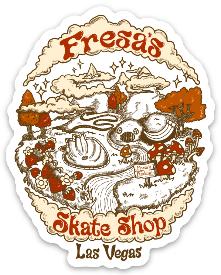 FRESA'S FUN LAND DIE CUT STICKER