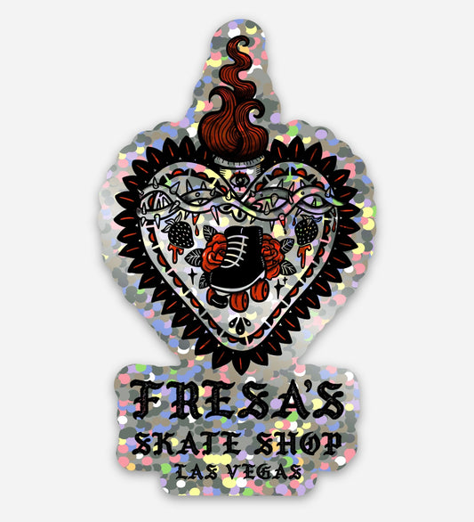 FRESA’S CORAZON SAGRADO DIE CUT STICKER