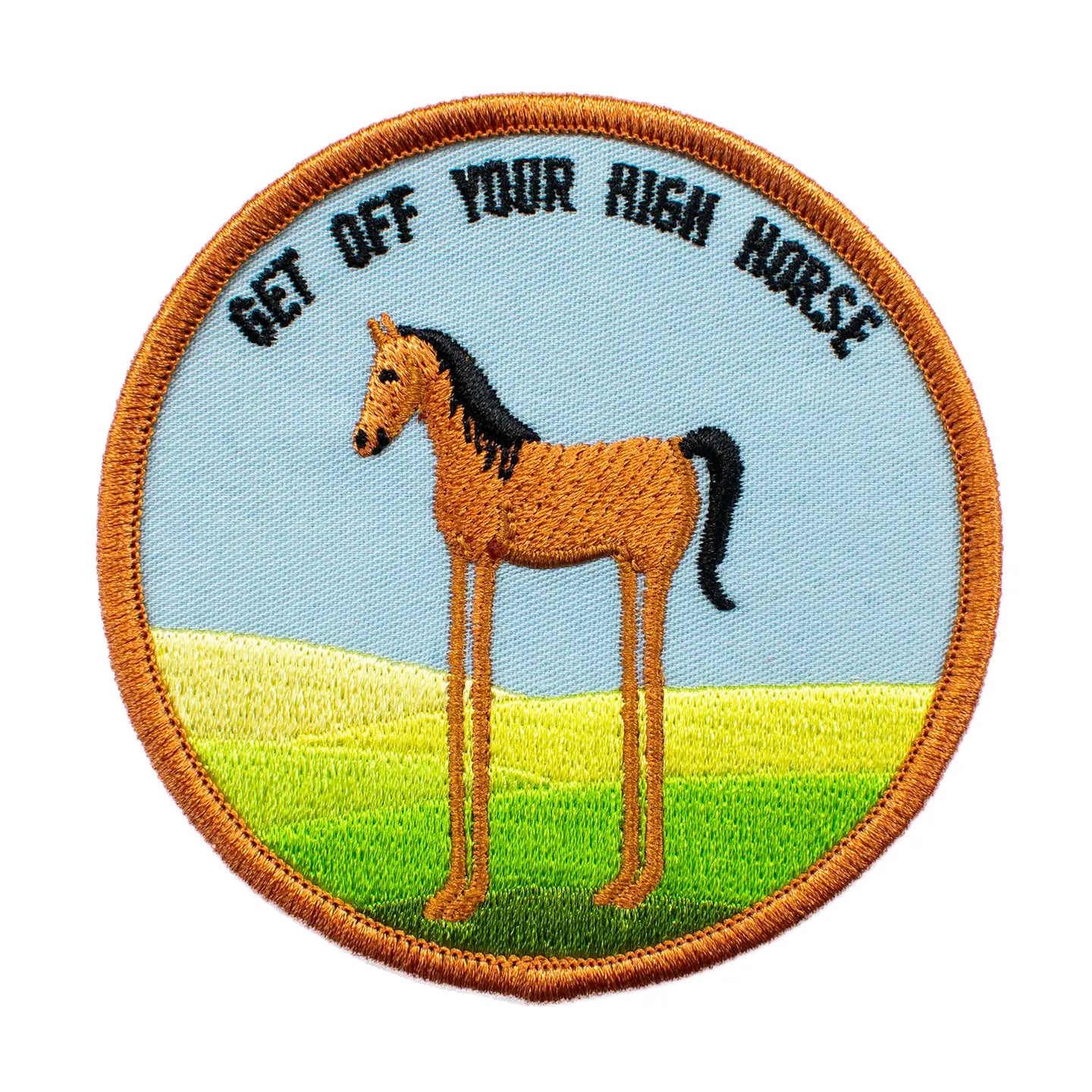 GET OFF YOUR HIGH HORSE PATCH