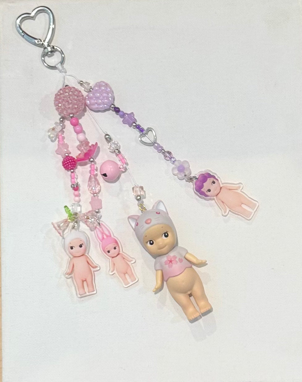 SONNY ANGEL CAT KEYCHAIN/BAG CHARM