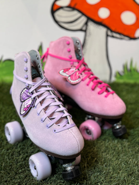 BUTTERFLY SKATE/SHOE PINK WINGS (1) PAIR
