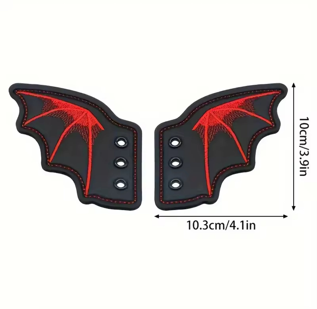 BAT SKATE/SHOE RED WINGS (1) PAIR