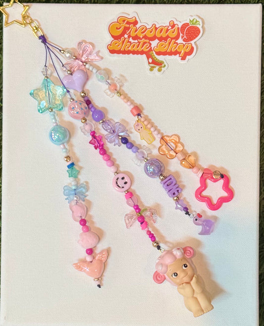 SONNY ANGEL CHERRY SHEEP KEYCHAIN