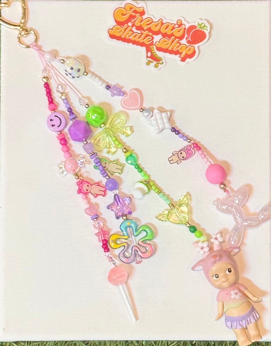 SONNY ANGEL SHES A GOAT KEYCHAIN