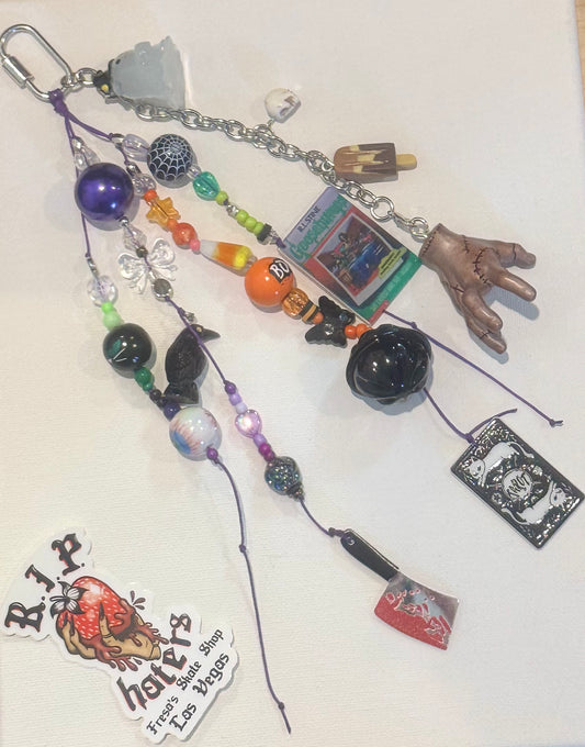 THING ADAMS KEYCHAIN OR BAG CHARM BLACK KNIFE