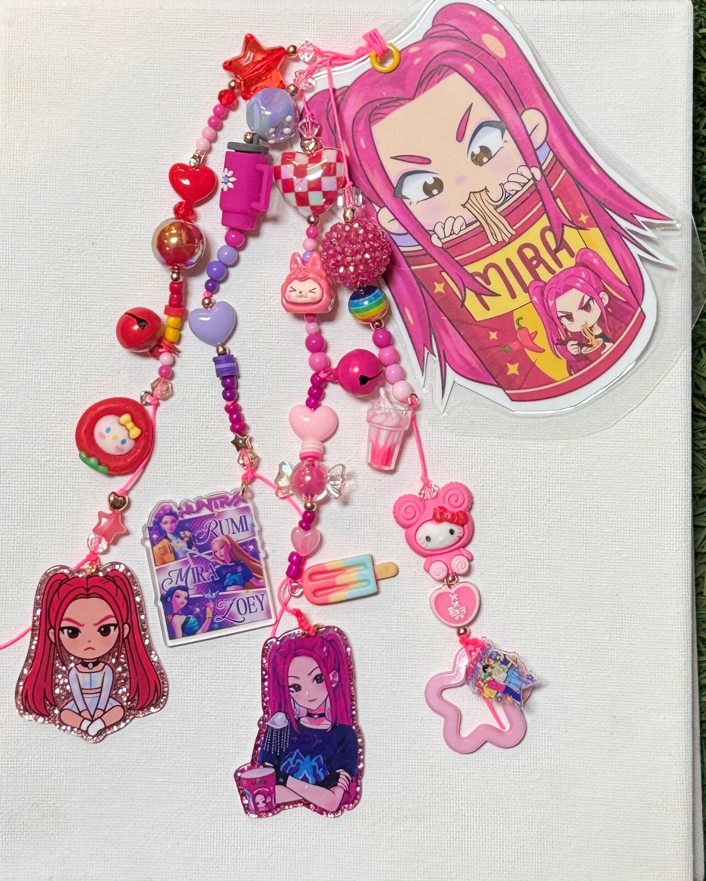 ALL ABOUT HUNTING DEMONS BOOKMARK RED