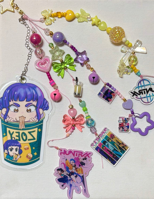 ALL ABOUT HUNTING DEMONS BAG CHARM & BOOKMARK