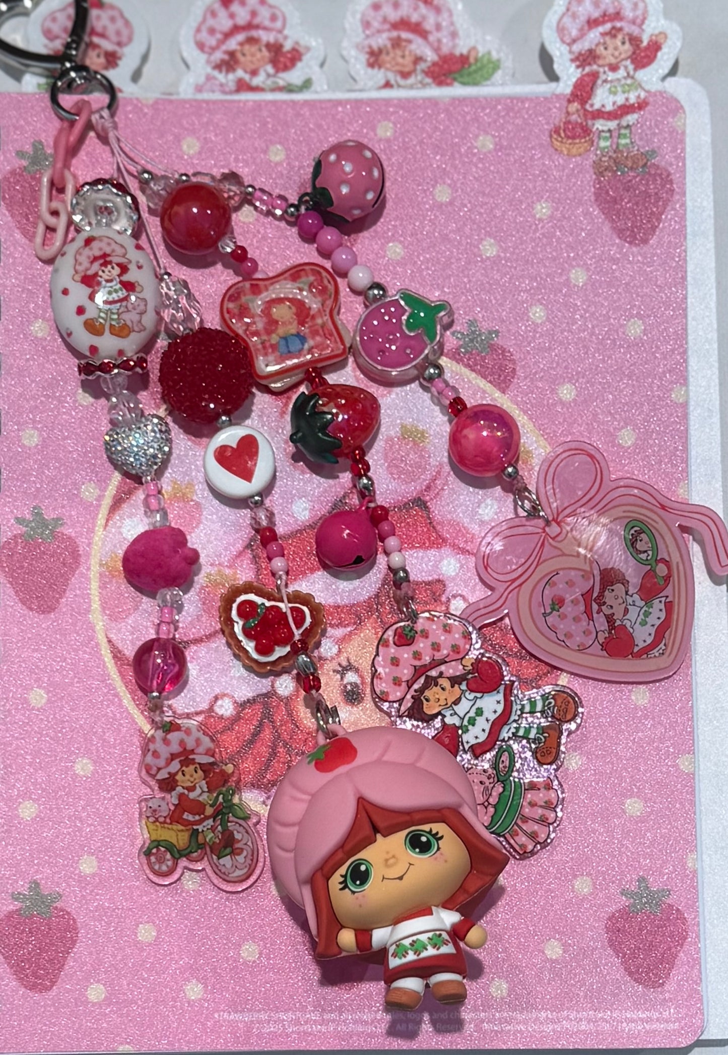 STRAWBERRY GIRL BAG CHARM