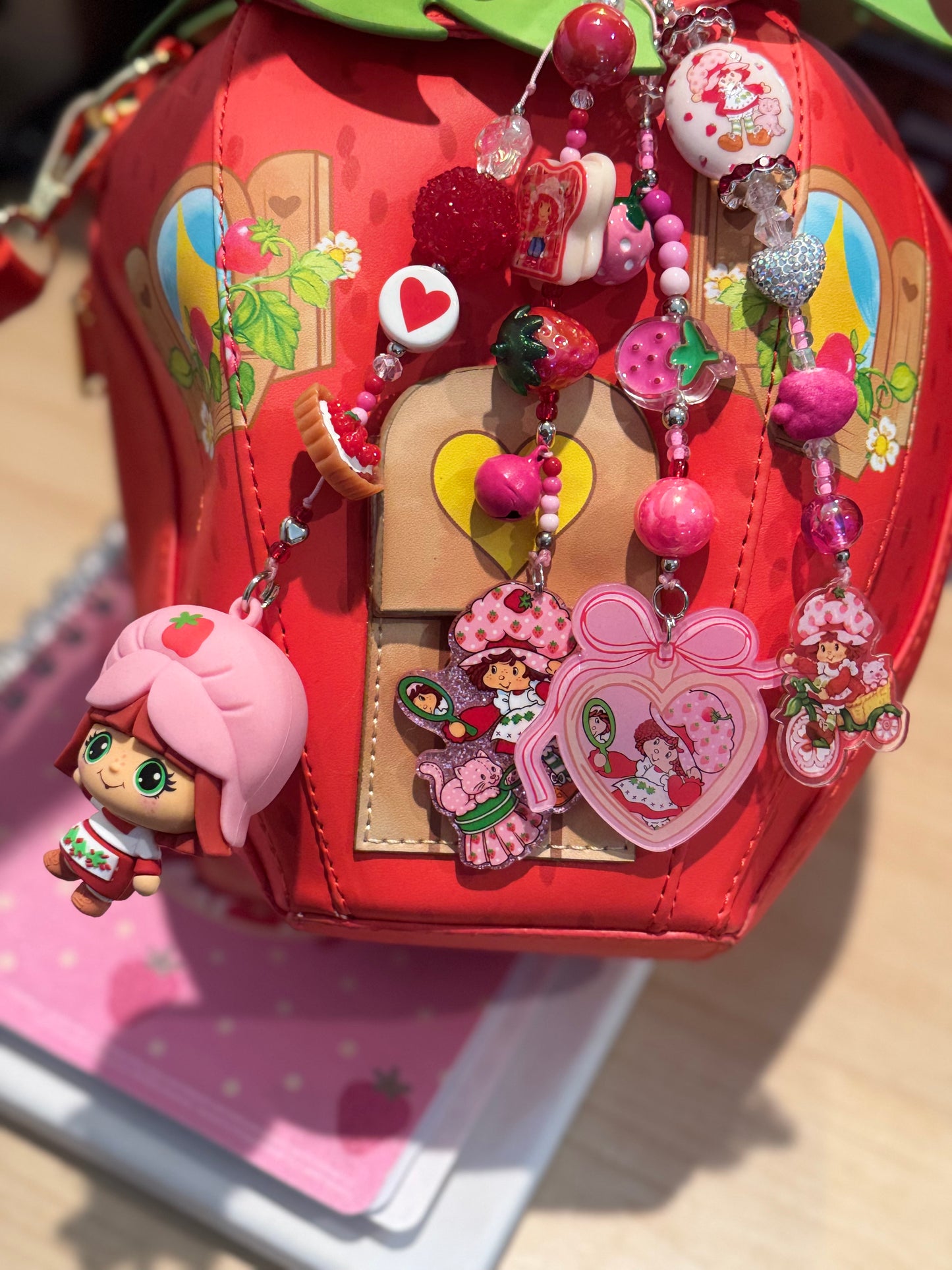 STRAWBERRY GIRL BAG CHARM