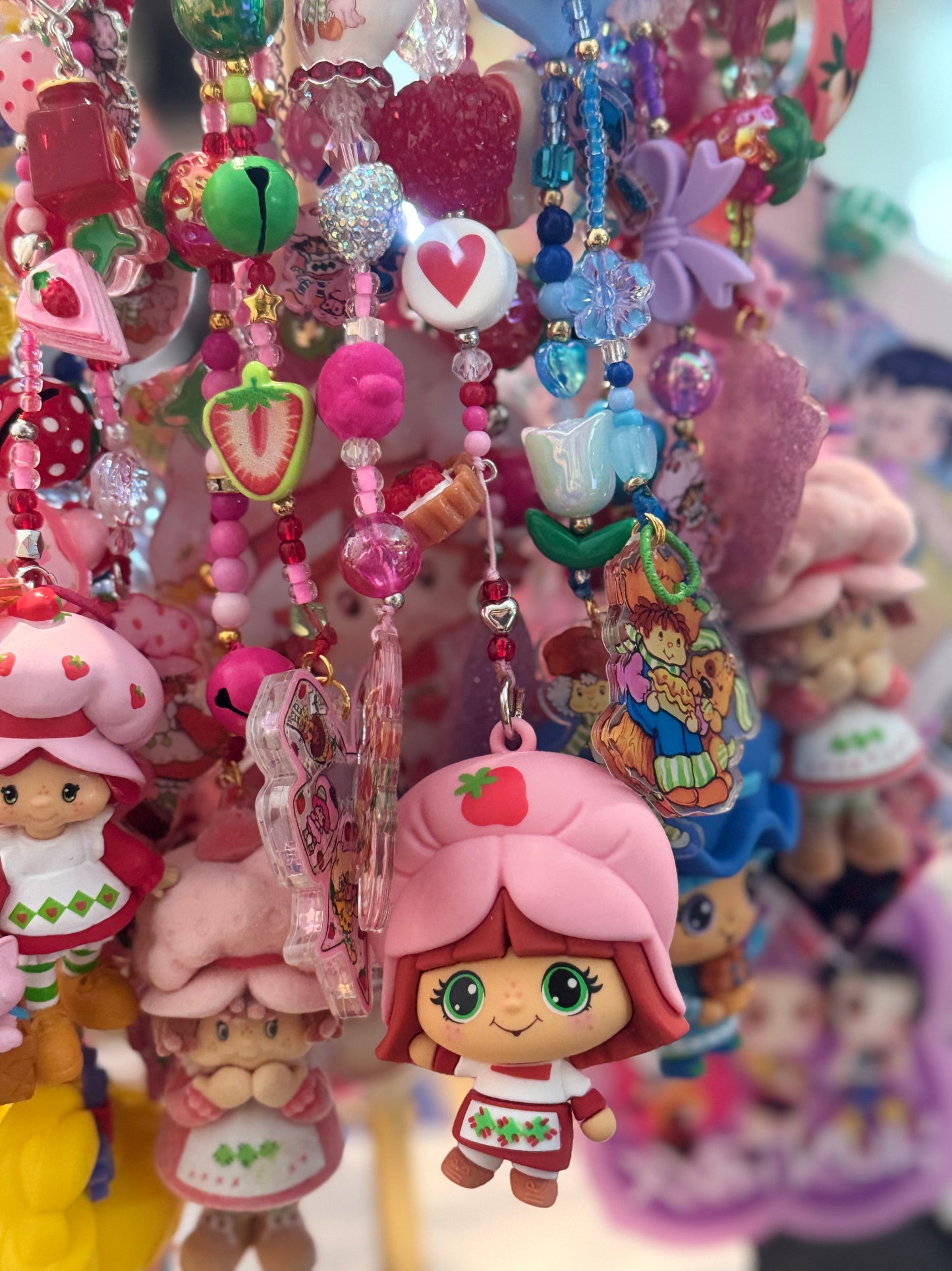 STRAWBERRY GIRL BAG CHARM