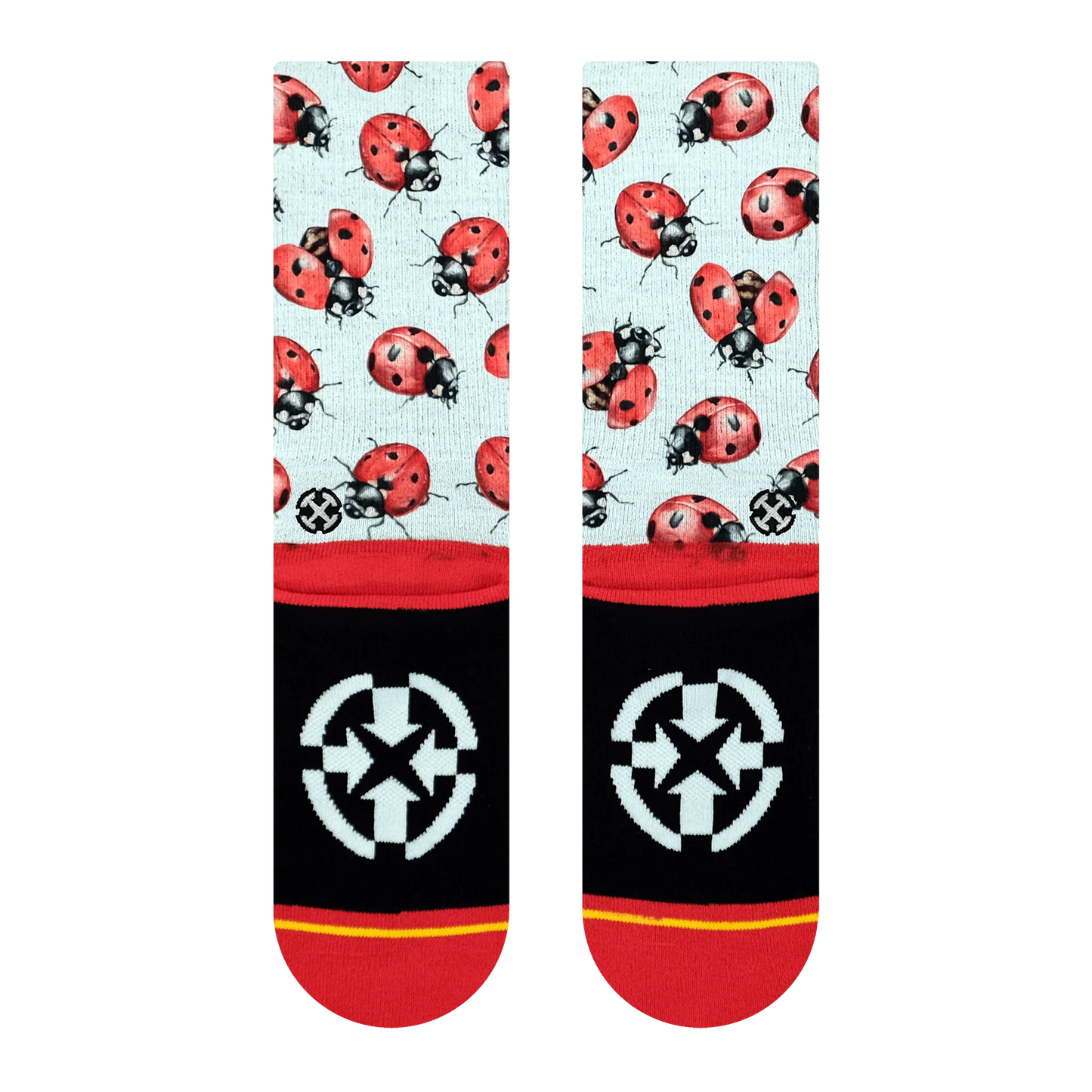 HANNA MINCK LADYBUGS CREW SOCKS