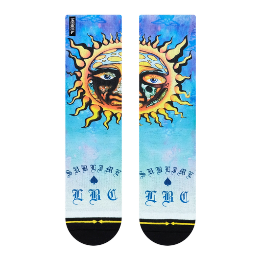 SUBLIME 40oZ TO FREEDOM ALBUM COVER CREW SOCKS