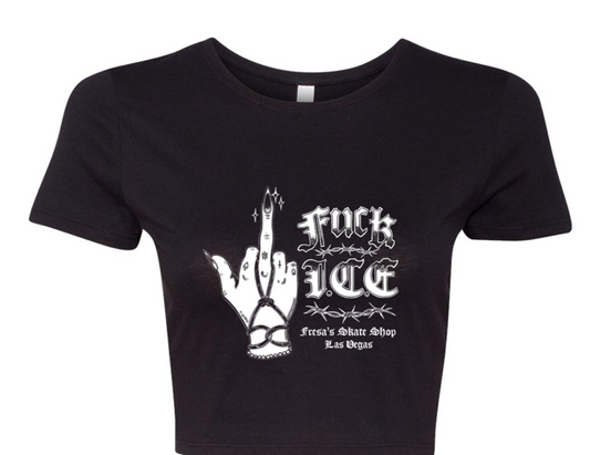 FUCK I.C.E CROP TOP