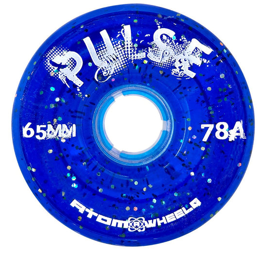 PULSE GLITTER OUTDOOR 78A WHEELS (8-PACK)BLUE
