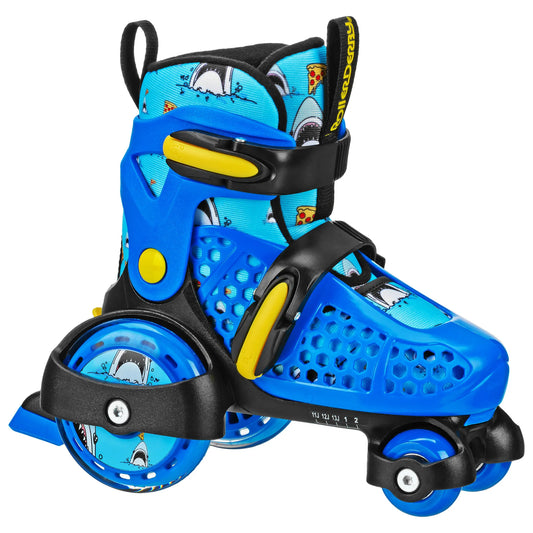 KIDS ADJUSTABLE TRAINING SKATES BLUE