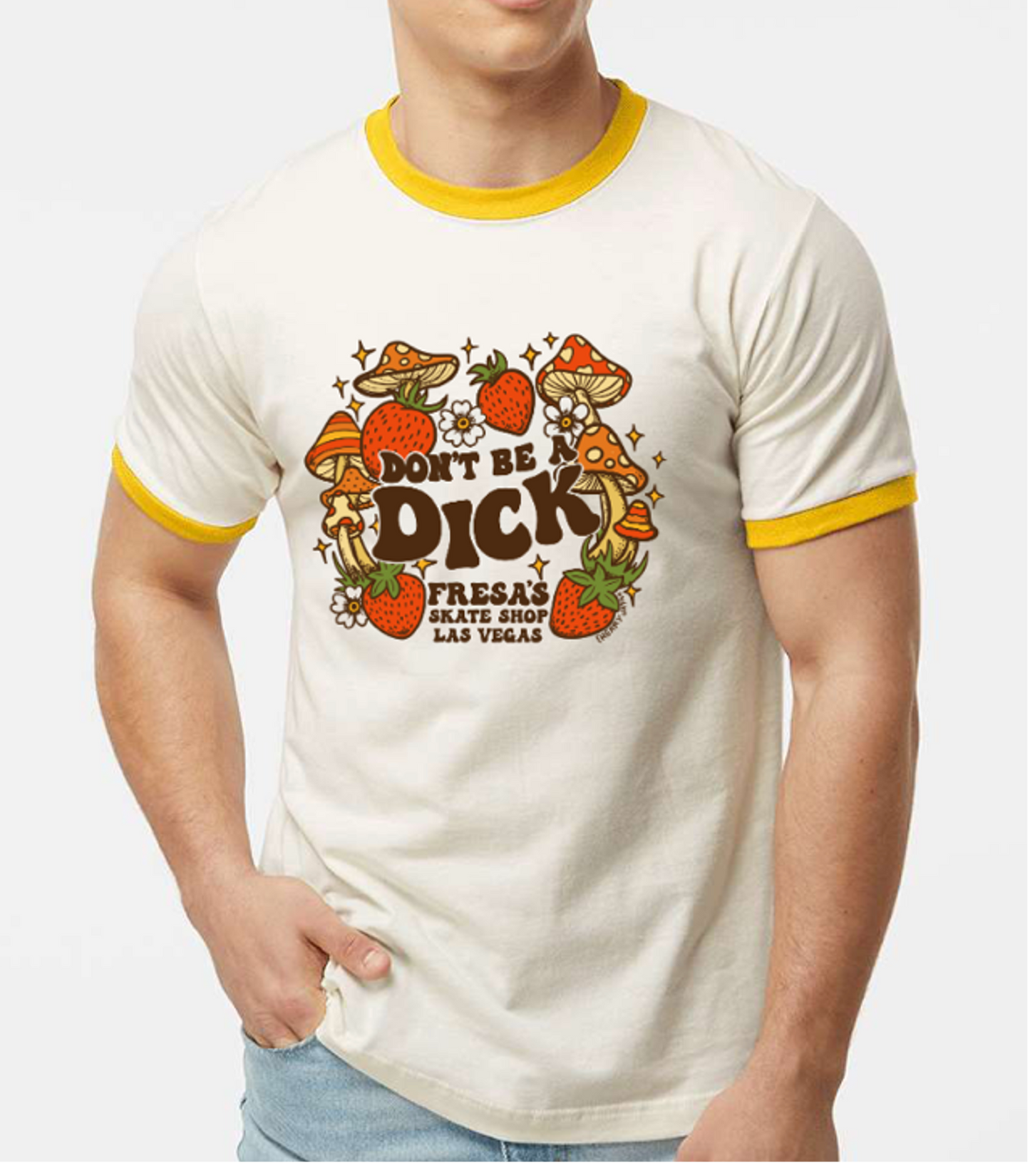 DON'T BE A DICK RINGER TEE