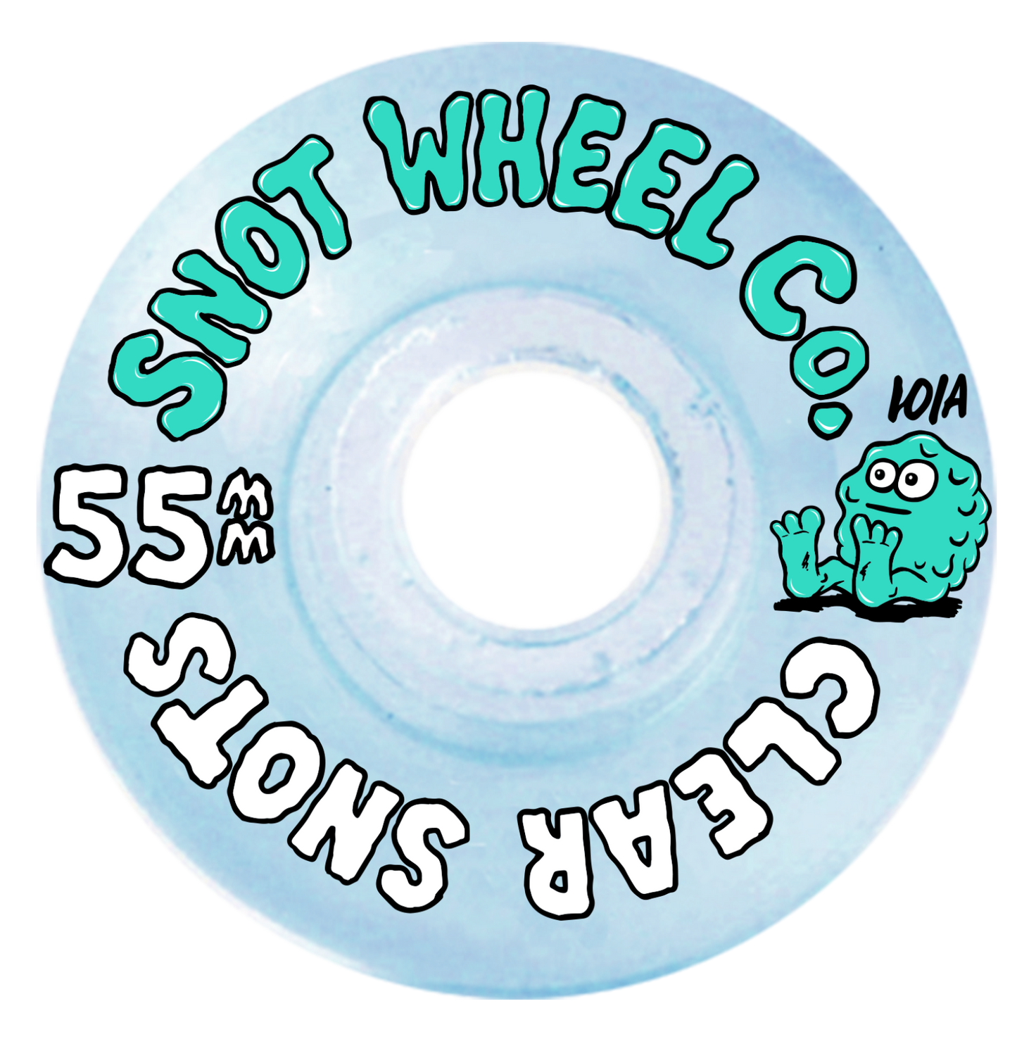 SNOT CLEAR BLUE WHEEL 55MM 101A