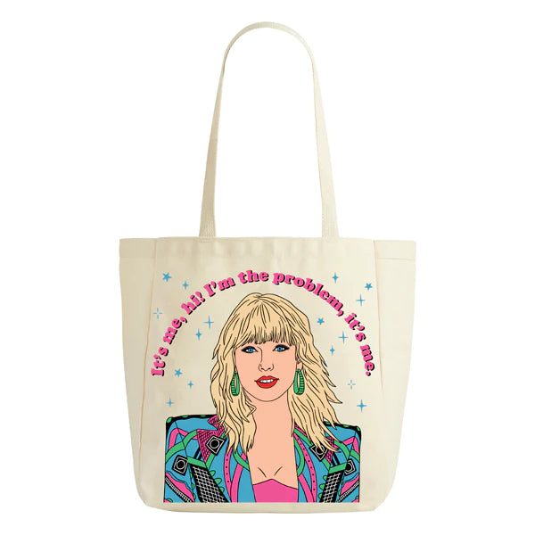 TAYLOR IT'S ME, HI! LARGE TOTE BAG