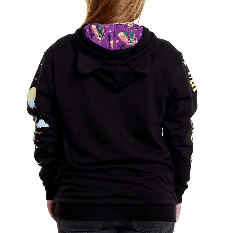 LOUNGEFLY HOCUS POCUS HOODIE BLACK