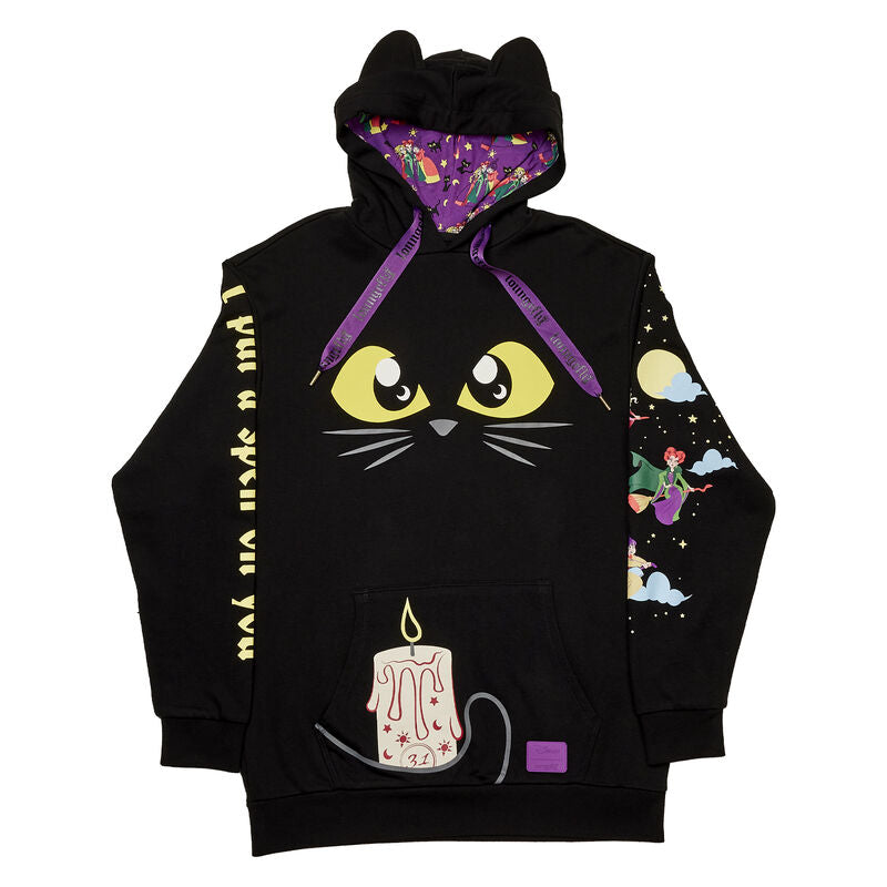 LOUNGEFLY HOCUS POCUS HOODIE BLACK