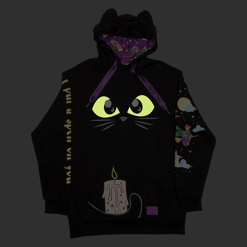 LOUNGEFLY HOCUS POCUS HOODIE BLACK