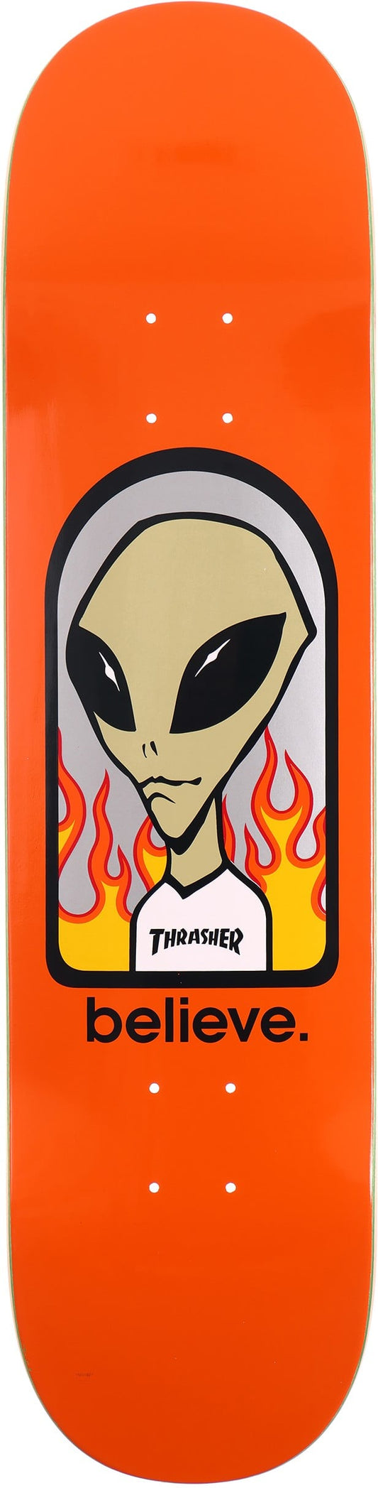ALIEN WORKSHOP X THRASHER BELIEVE SKATEBOARD DECK 8.0
