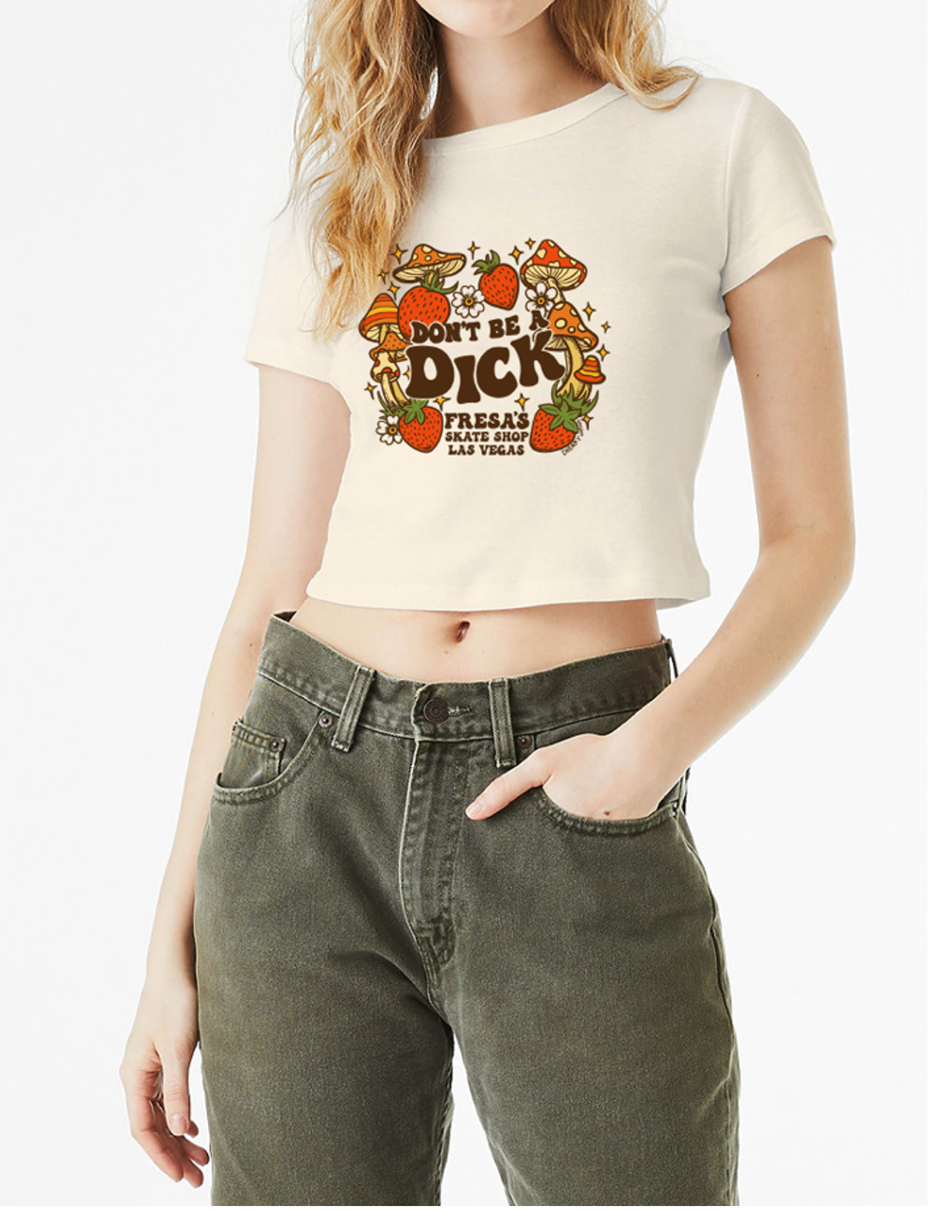 DON'T BE A DICK CROP TEE
