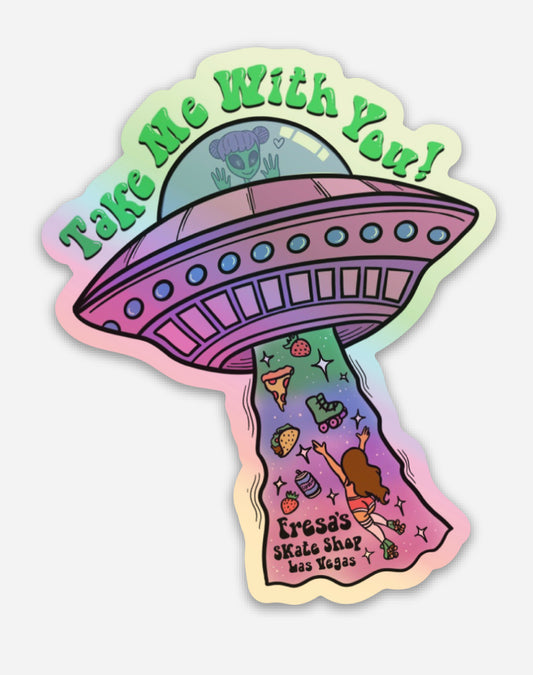 FRESA’S TAKE ME WITH YOU DIE CUT STICKERS