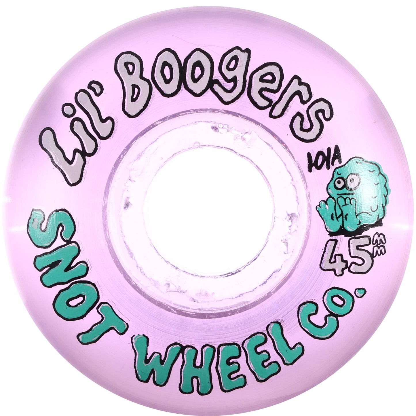 SNOT LIL BOOGER CLEAR PURPLE WHEEL 45MM 101A