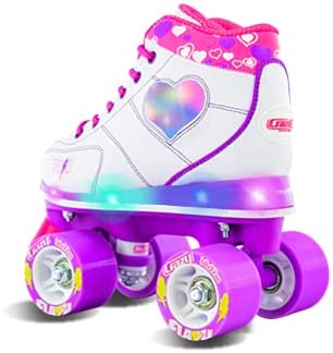 FLASH ROLLER SKATES-WHITE