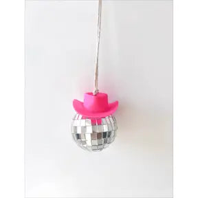 Pink Disco Ball Ornament