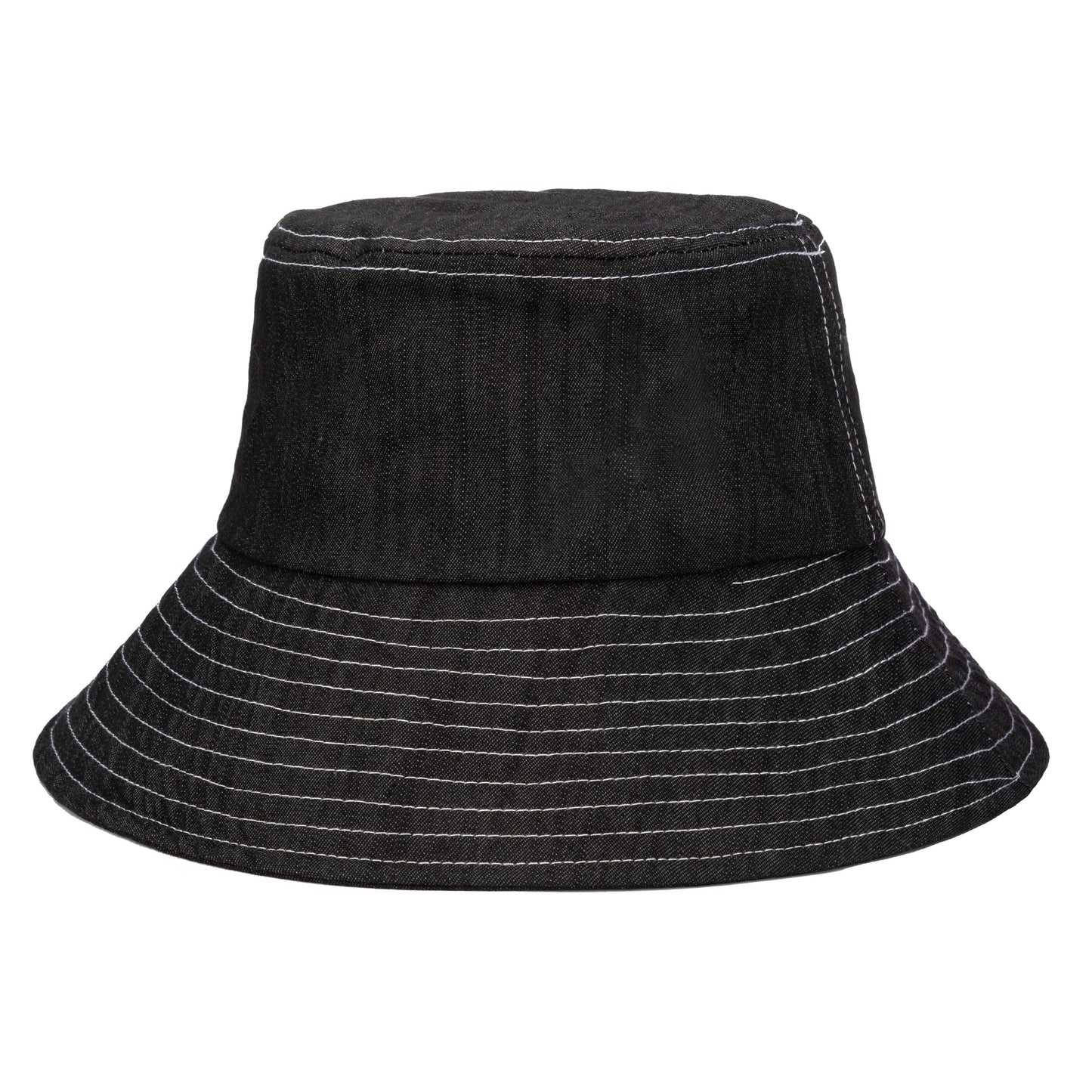 BLACK BUCKET HAT
