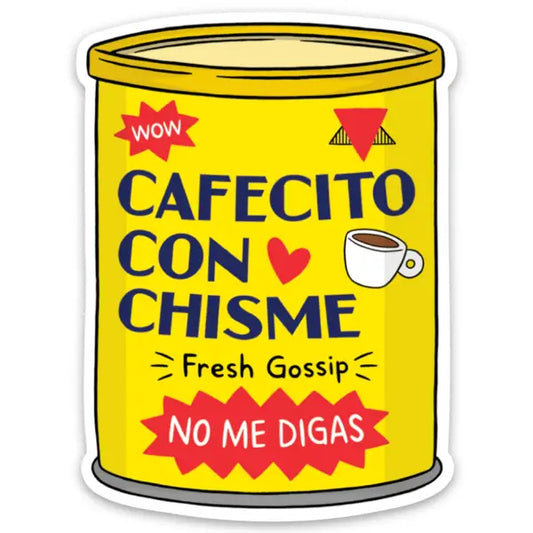 CAFECITO DIE CUT STICKER