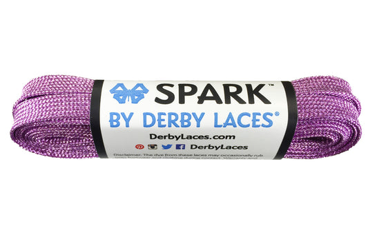 SPARK DERBY LACES-LILAC PURPLE 96 INCH (244CM)