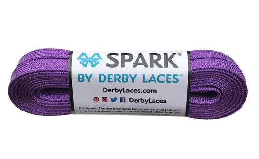 SPARK DERBY LACES-PURPLE 96 INCH (244CM)