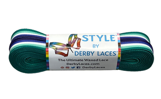 DERBY LACES-MLM STRIPE 72 INCH (183CM)-NARROW 10MM WIDE